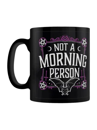 Not a Morning Person Black mug
