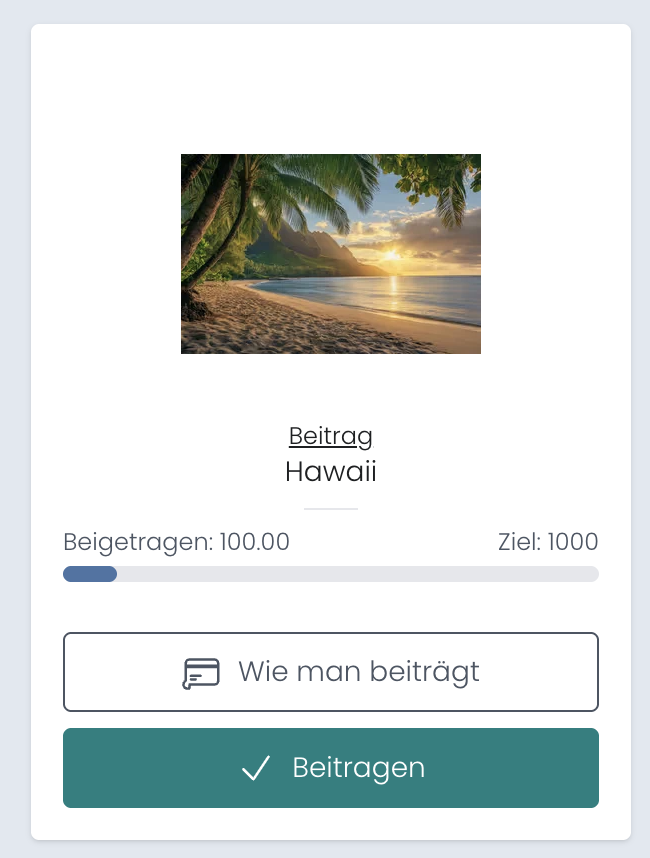 Freunde legen für ein Weihnachtsgeschenk zusammen