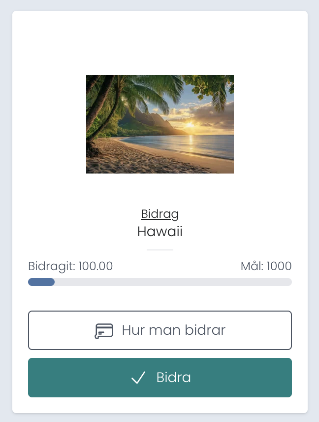 vänner lägger ihop till en julklapp